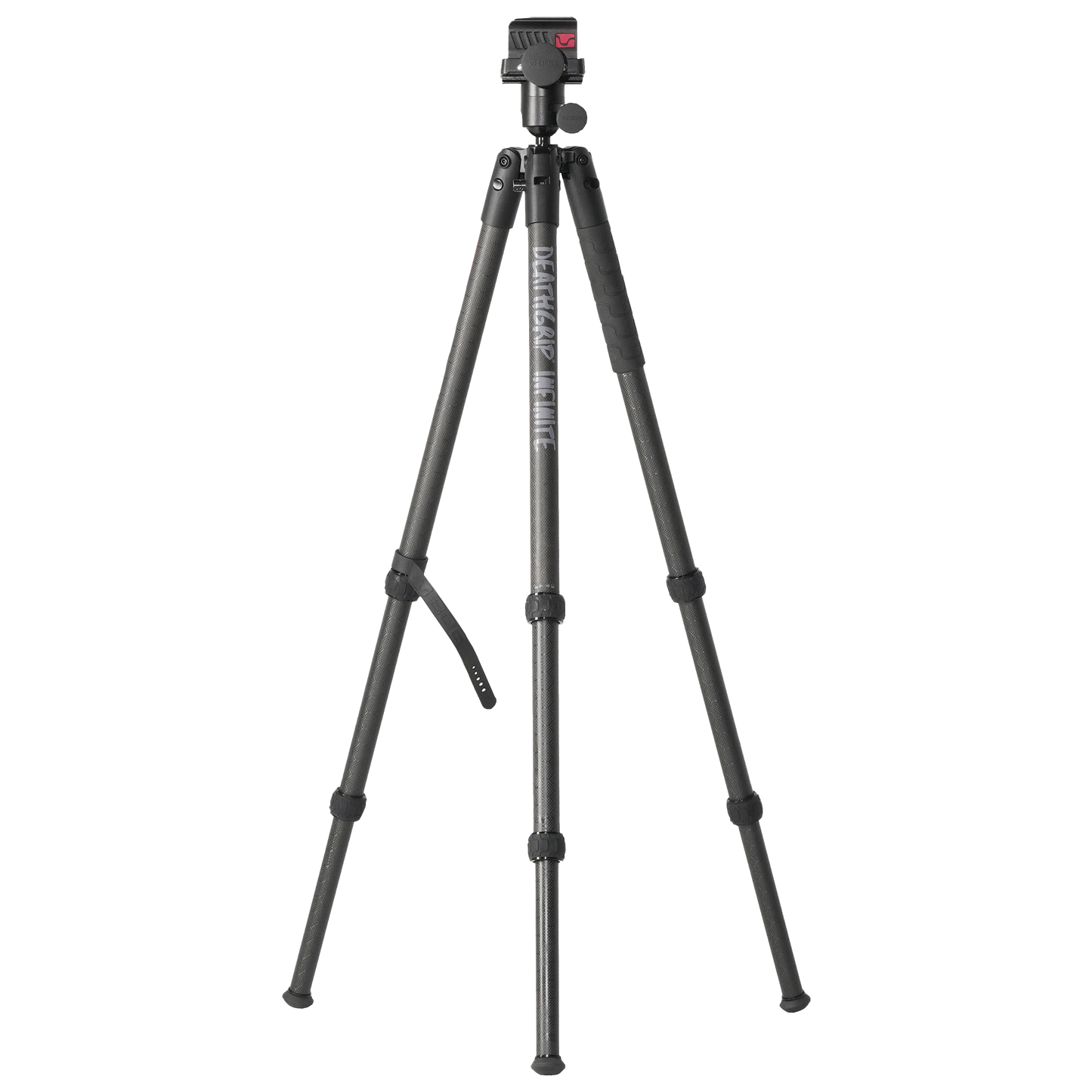 Bog-Pod 1163389 DeathGrip Infinite Tripod Black/Carbon Fiber Legs Rubber with Removeable Spike