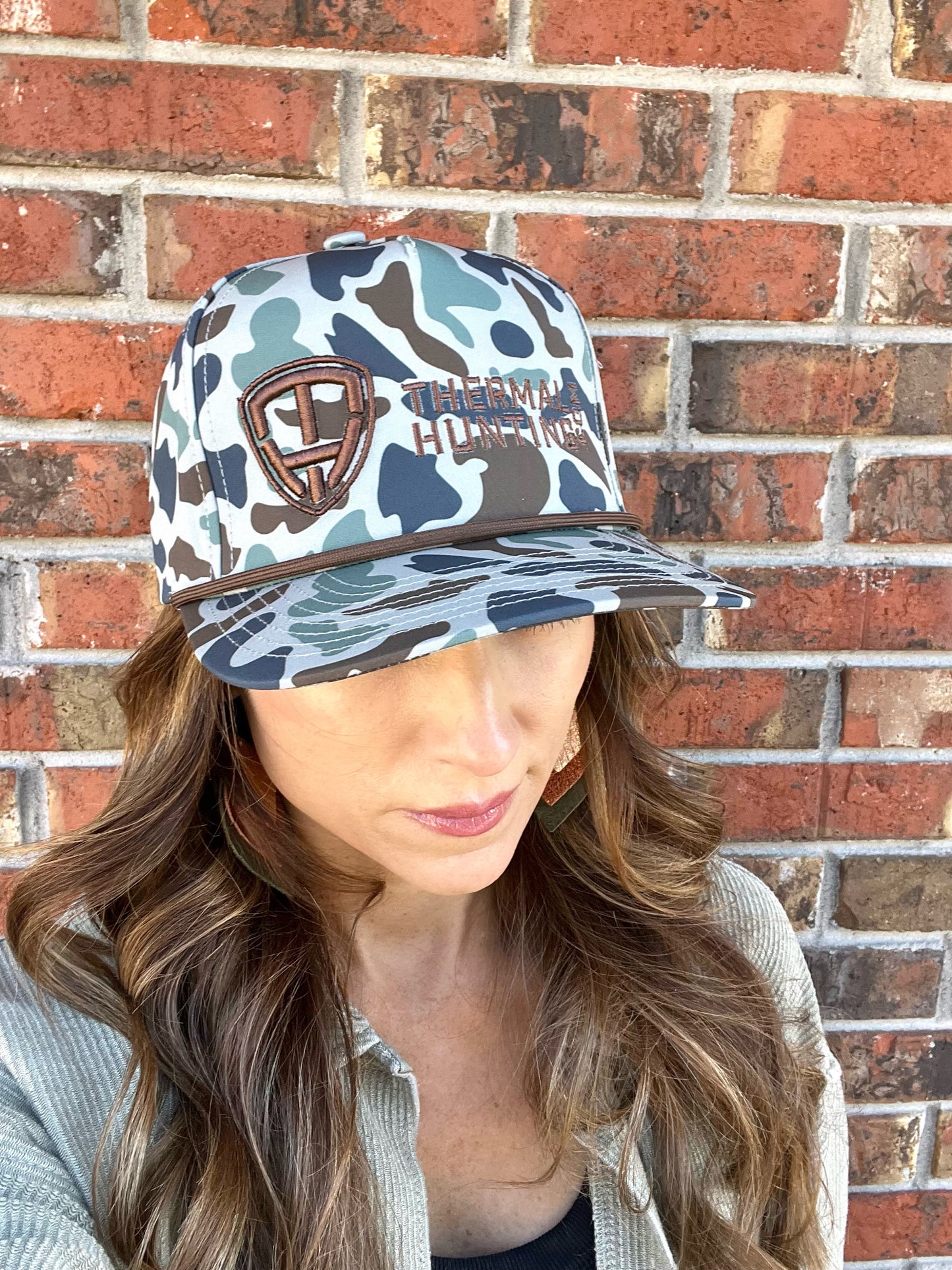 Rope Hat - Beige/Navy/Brown