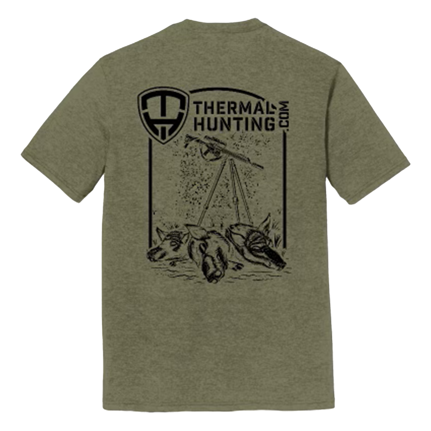 Hog Grave Shirt - Military Green Frost