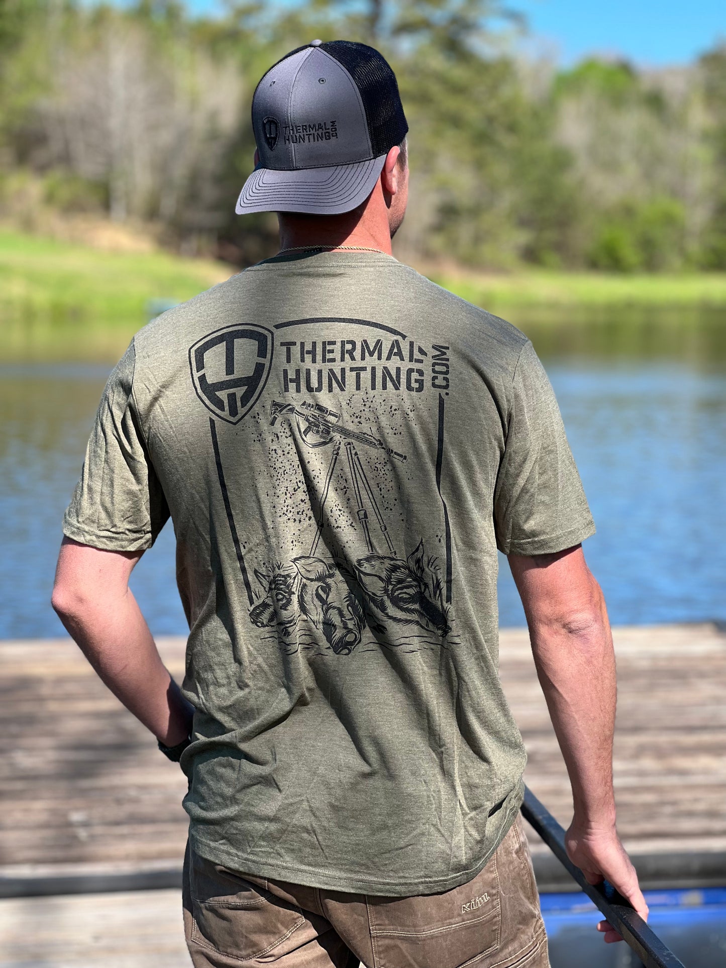 Hog Grave Shirt - Military Green Frost