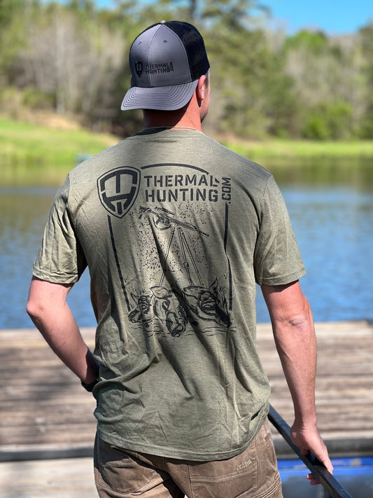 Hog Grave Shirt - Military Green Frost