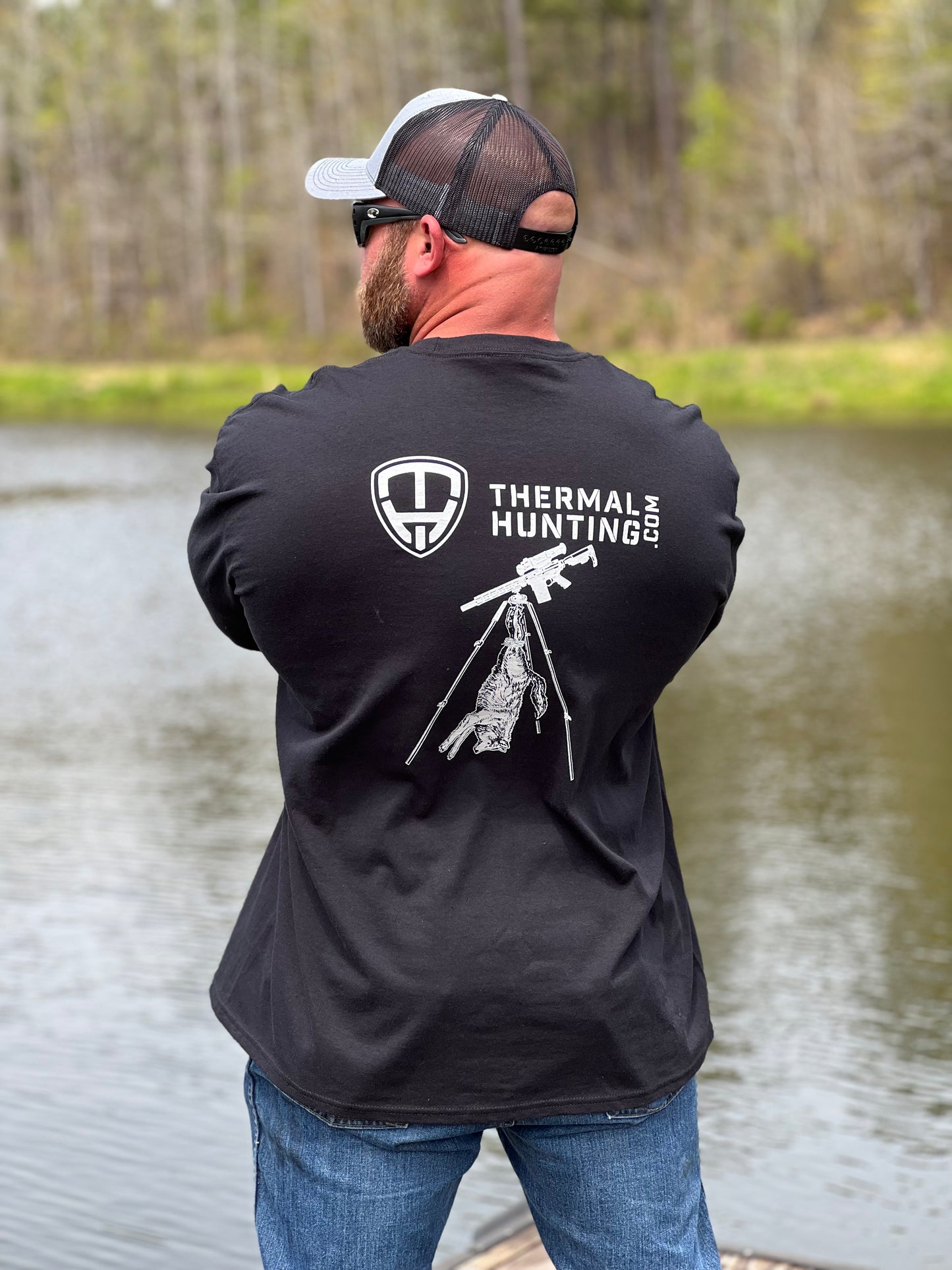 Long Sleeve Coyote Shirt - Black