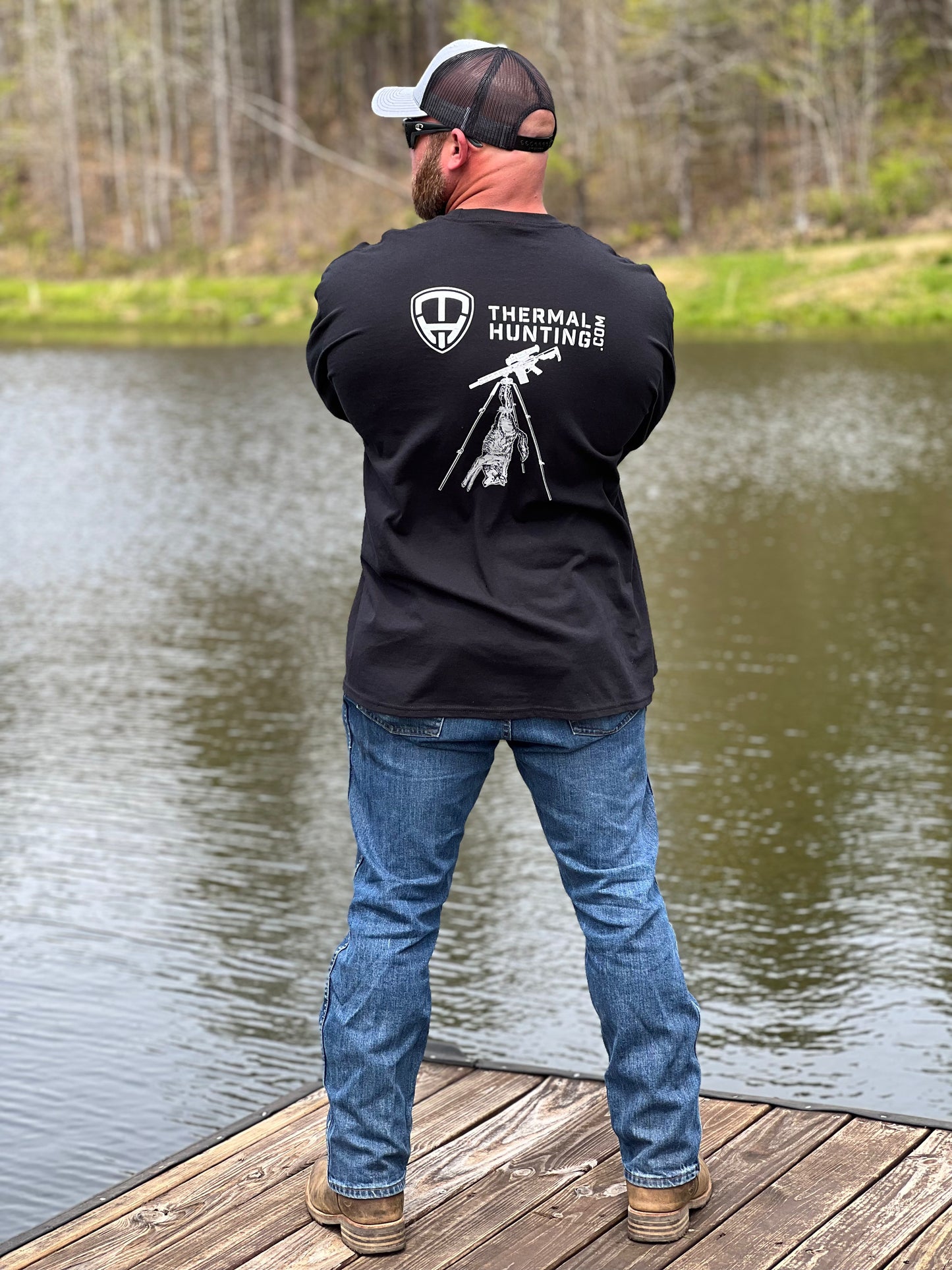 Long Sleeve Coyote Shirt - Black