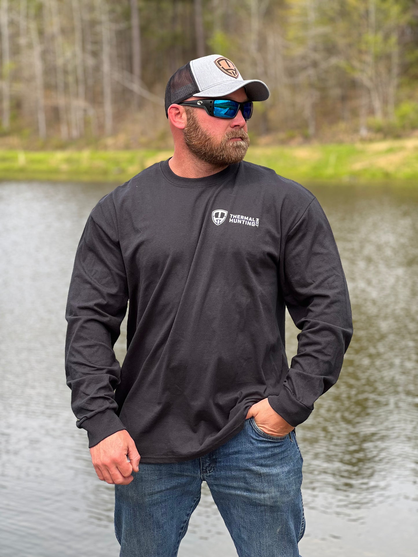 Long Sleeve Coyote Shirt - Black