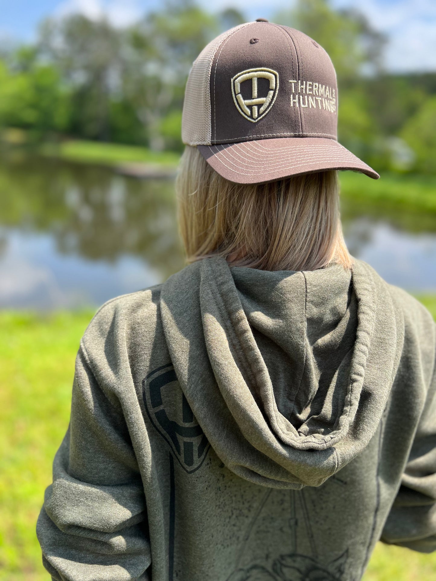 Hat - Brown/Cream