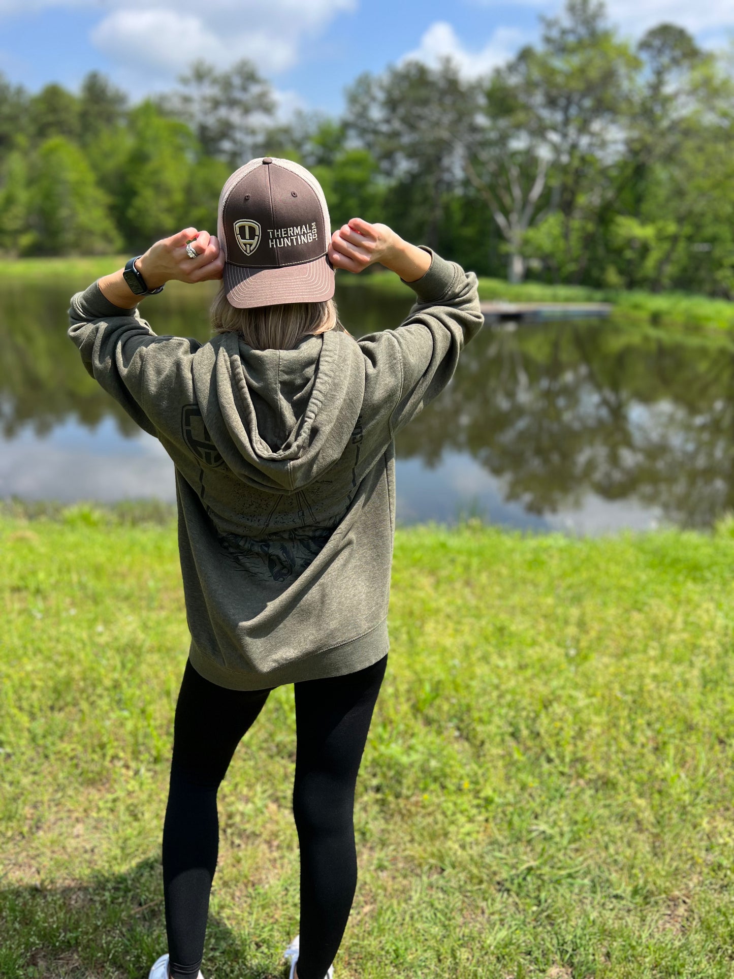 Hat - Brown/Cream