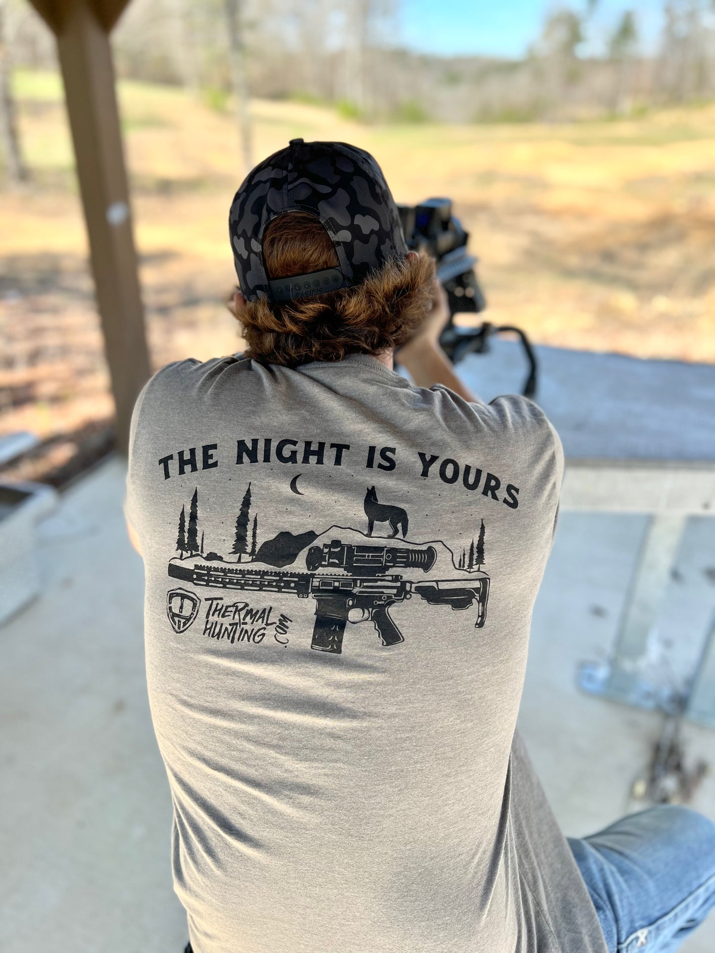 The Night Is Yours Shirt - Warm Grey