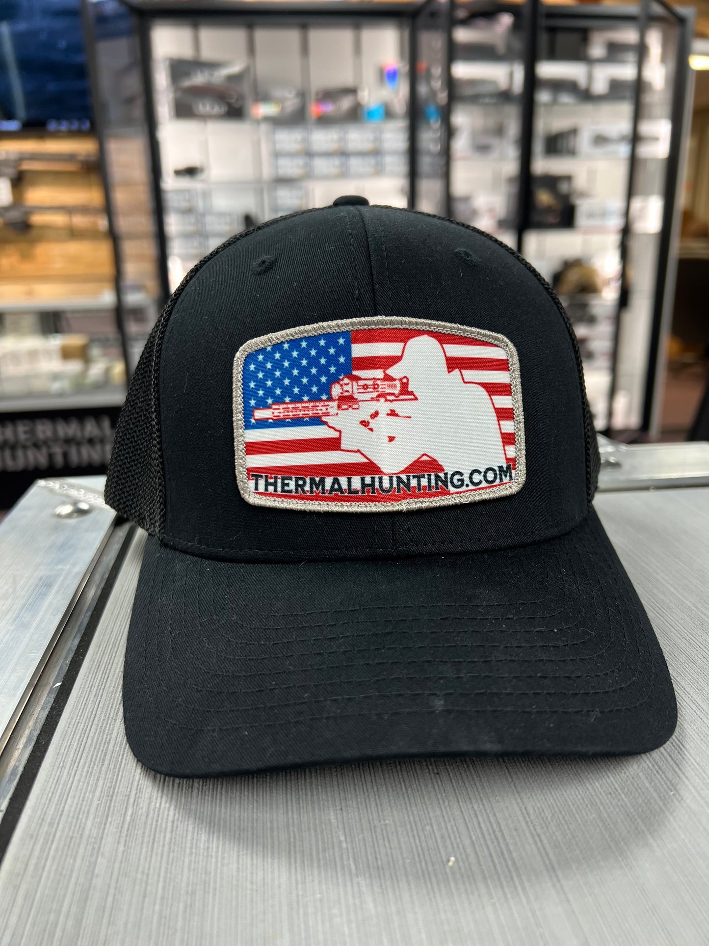 American Flag Hat - Black