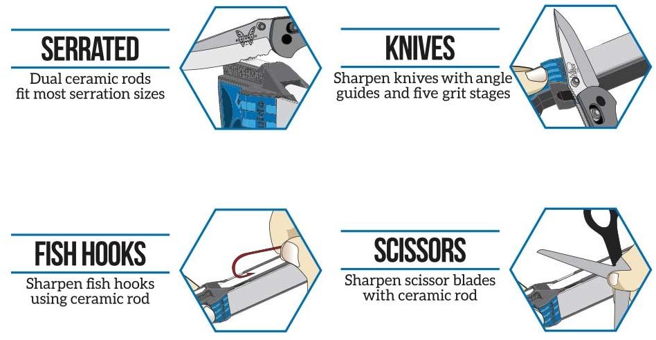 Benchmade Work Sharp Guided Field Sharpener 6.75" Overall - 100604F