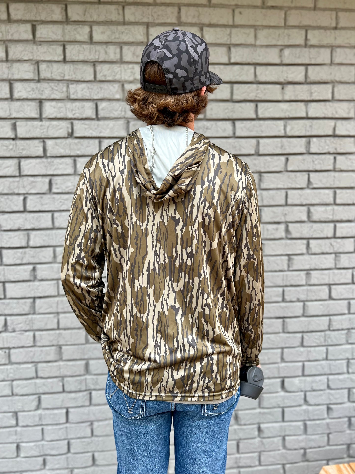 Mossy Oak Bottomland Camo Polyester Hoodie