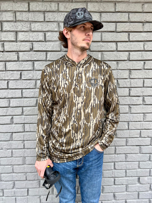 Mossy Oak Bottomland Camo Polyester Hoodie
