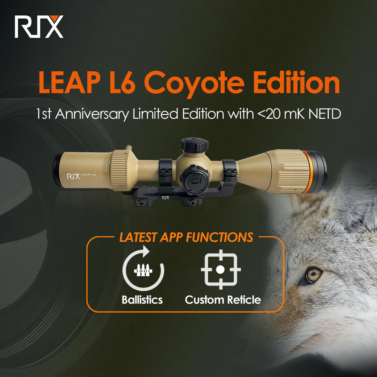 RIX LEAP L6 Limited Edition Coyote Tan Thermal