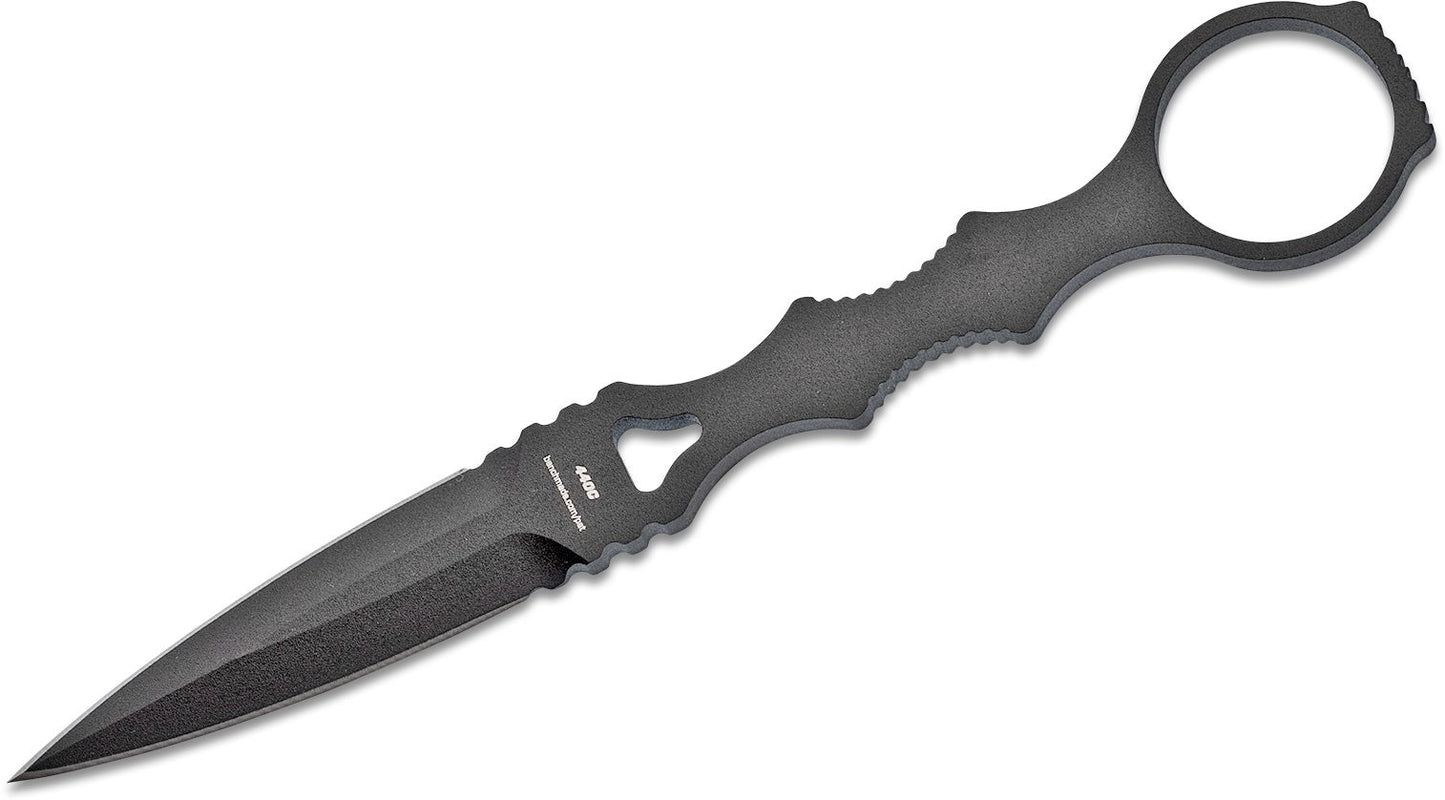 176BK SOCP Dagger 3.22" Black Blade, Black Sheath