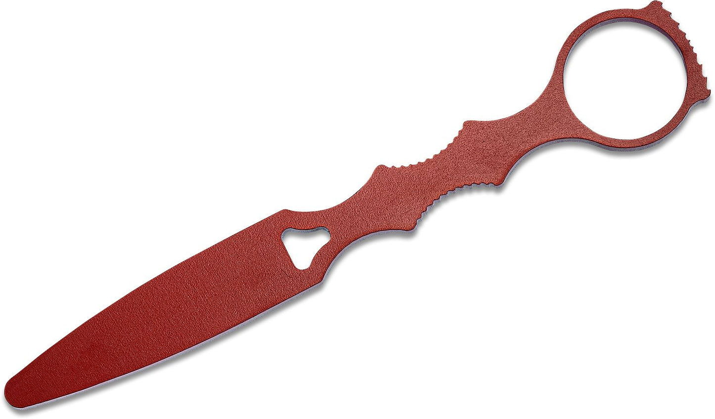176T SOCP Training Dagger 2.78" Red Blade, No Sheath
