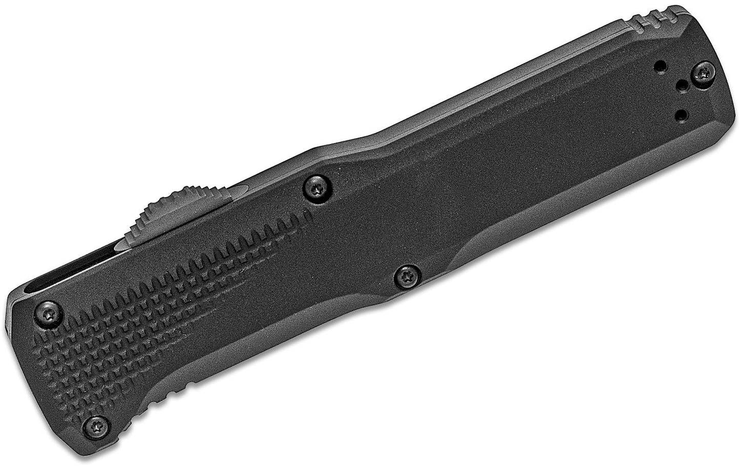 4600DLC Phaeton AUTO OTF Knife 3.45" Black S30V Drop Point Blade, Black Aluminum Handles