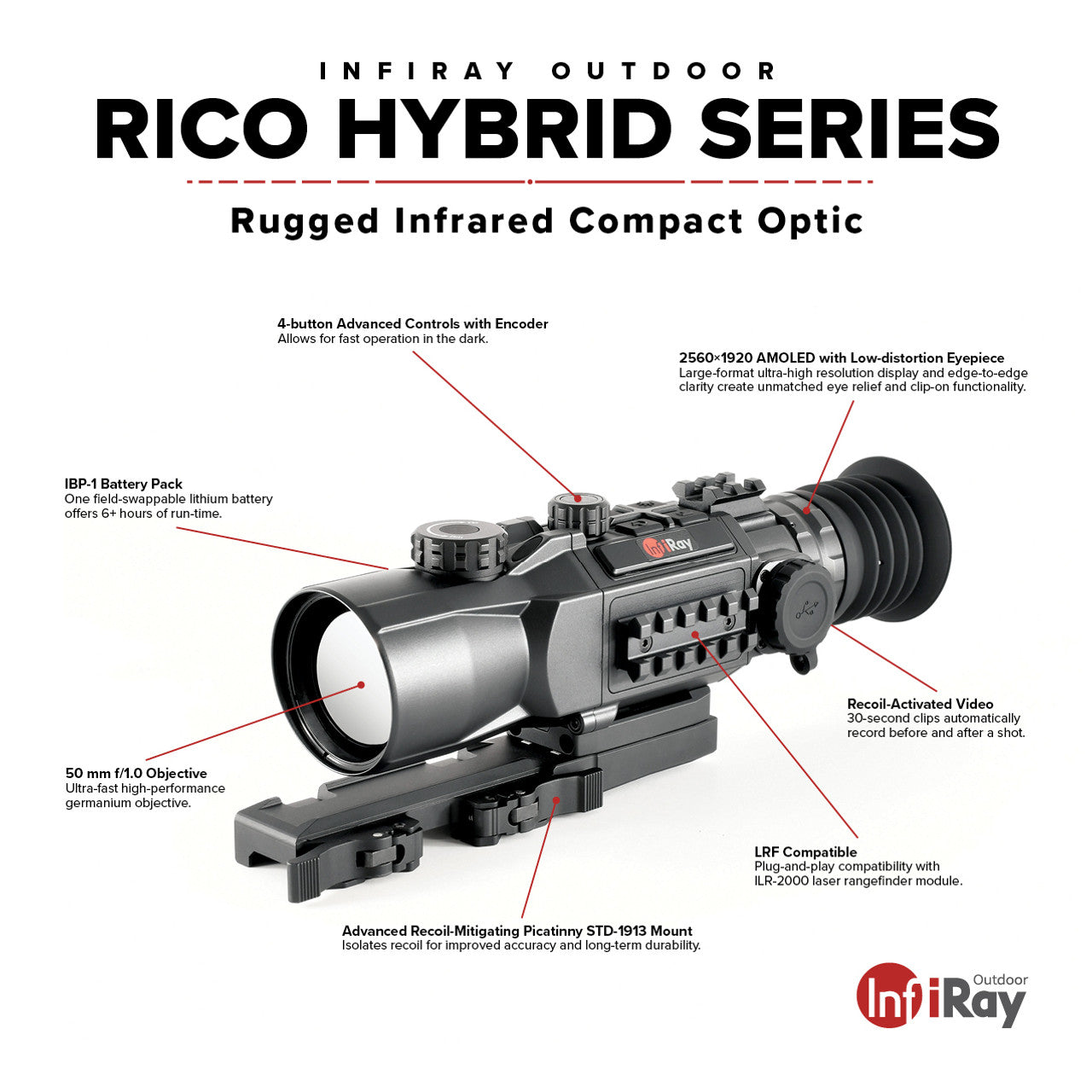 RICO HYBRID 640 3X 50mm Multi-function